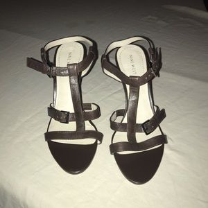 NWOT Nine West Leather High heels